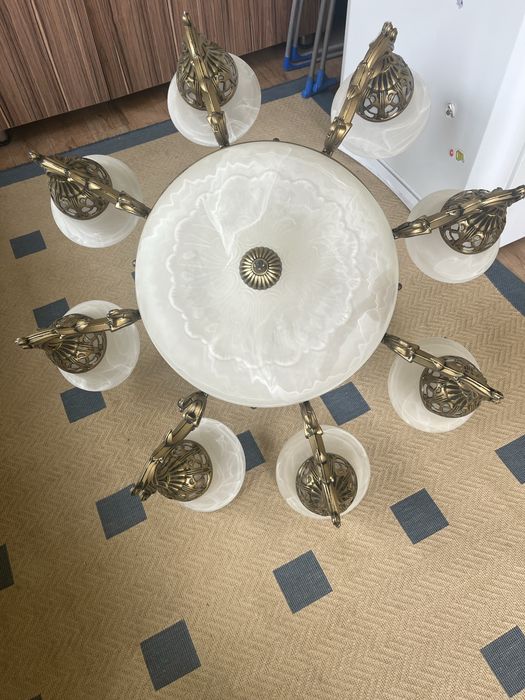 Люстра металлическая