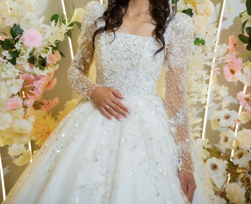 Свадебное платье в идеальном состоянии