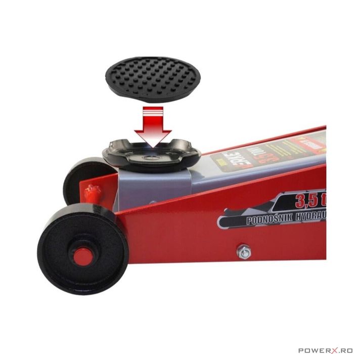 Cric hidraulic cu roti tip crocodil 3.5 Tone 138mm -520mm, Verke