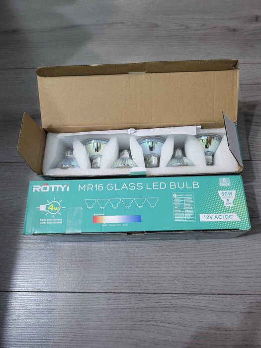 Becuri led GU5.3 MR16 ROTTYI bulb - 8 buc - 12V AC/DC