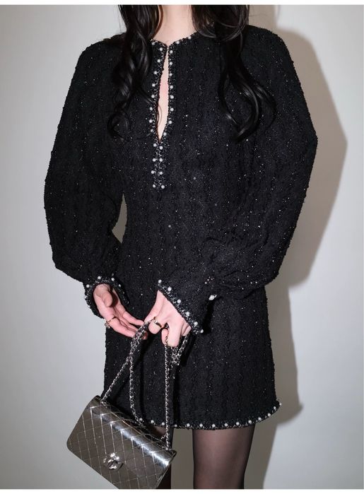 Элегантное платье в стиле Chanel на заказ