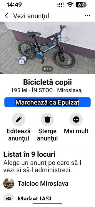 Biciclete,trotinete copii