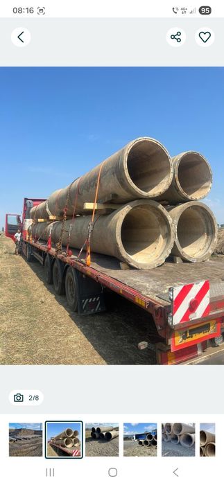 Vand tuburi din beton armat dn 800