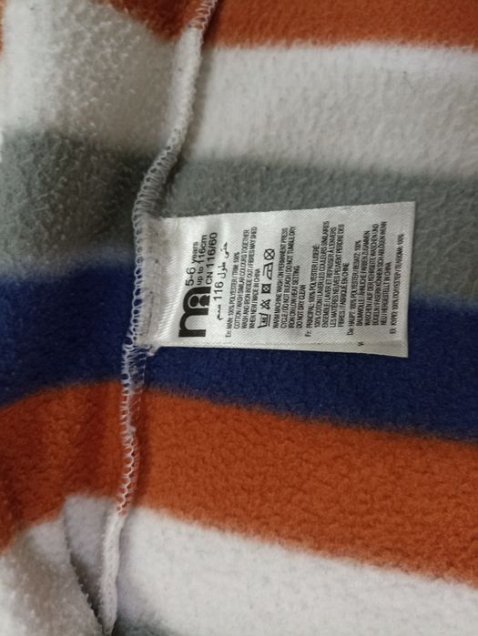 Кофты флисовые Mother care(5-6)(6-7)(7-8)(9-10).