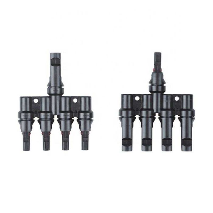 Комплект PV соларен конектор T4 съвместим Mc4 соларен кабел, 1-4