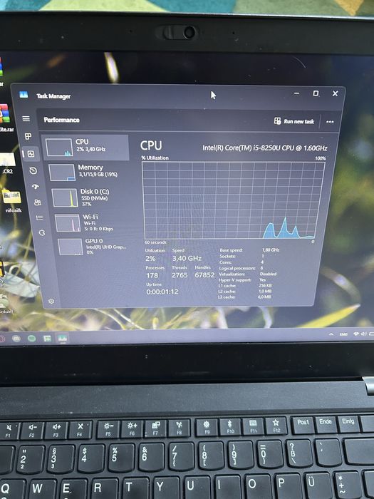 Лаптоп Lenovo T480 | 500GB SSD | 16GB RAM