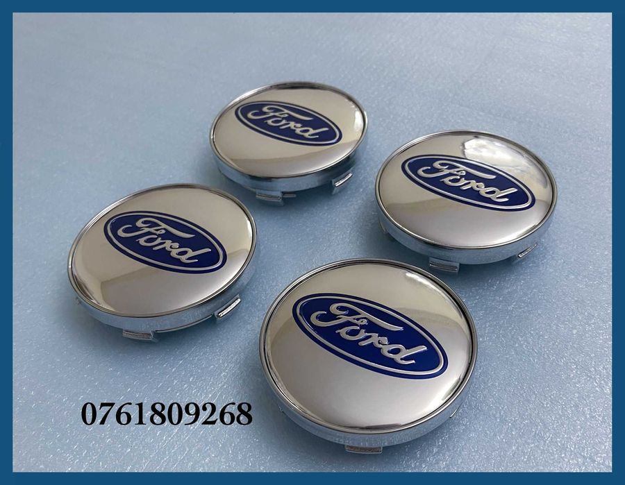 Set 4 capace crom 60mm jante aliaj aftermarket Ford
