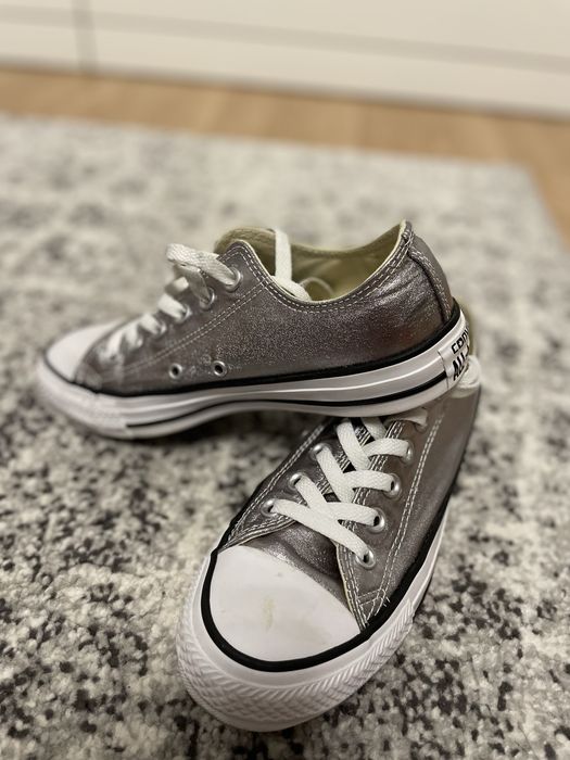 Tenisi Converse argintii
