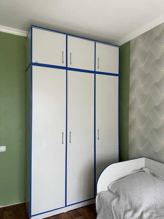 Детский кровать со шкафом