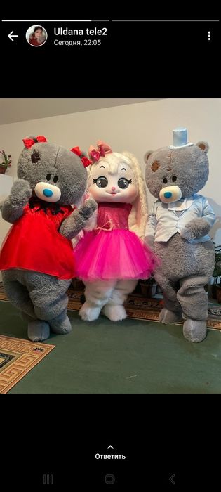 Продам ростовые куклы