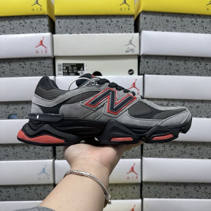New Balance 9060 Grey Black Red U9060JBO