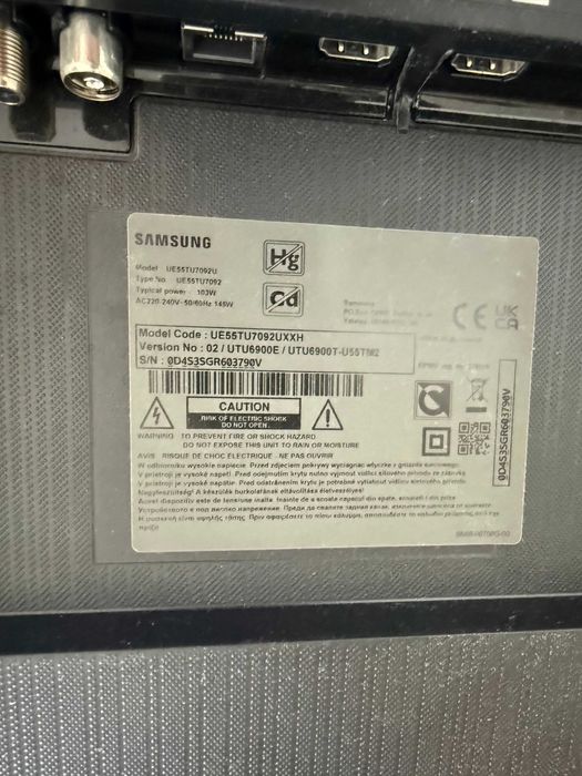 Televizor LED Crystal Ultra HD, 4K Smart 55TU7092, HDR, 138 cm