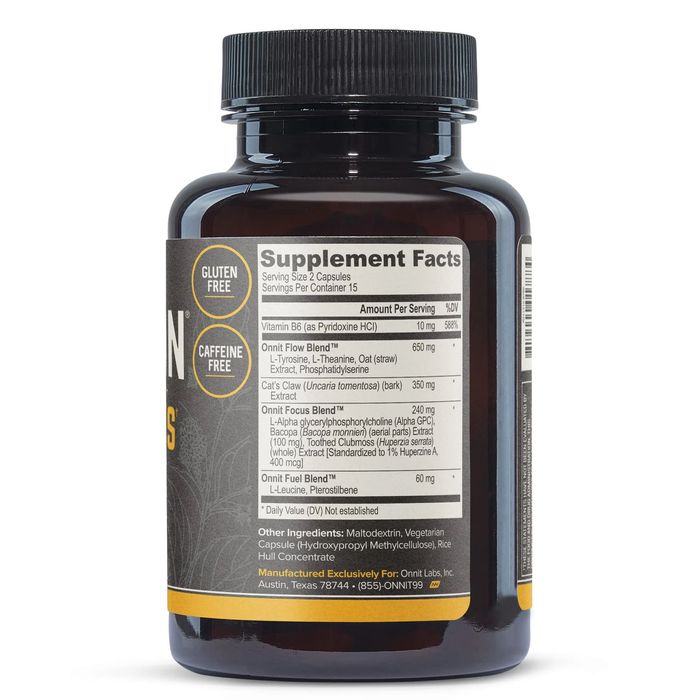 Suplimente memorie Nootropice ALPHA BRAIN ONNIT (30 capsule) 120 RON