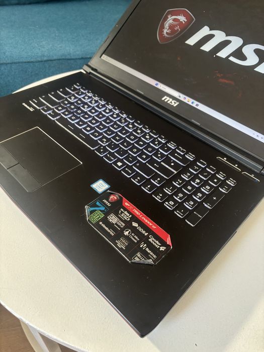 Msi Gaming 17,3” •i7-7700HQ• 16Gb Ram • Placa video 4Gb Nvidia GTX 1050Ti
