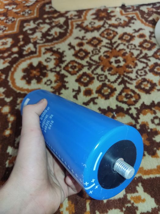 Мощный конденсатор Nippon Chemi-Con 6000µF 500V