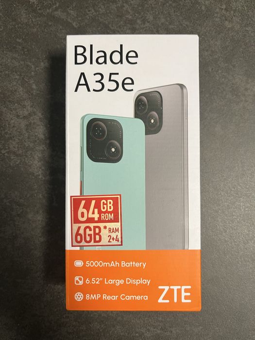 ZTE Blade A35e – 64GB / 6GB RAM – чисто нов, неразпечатан