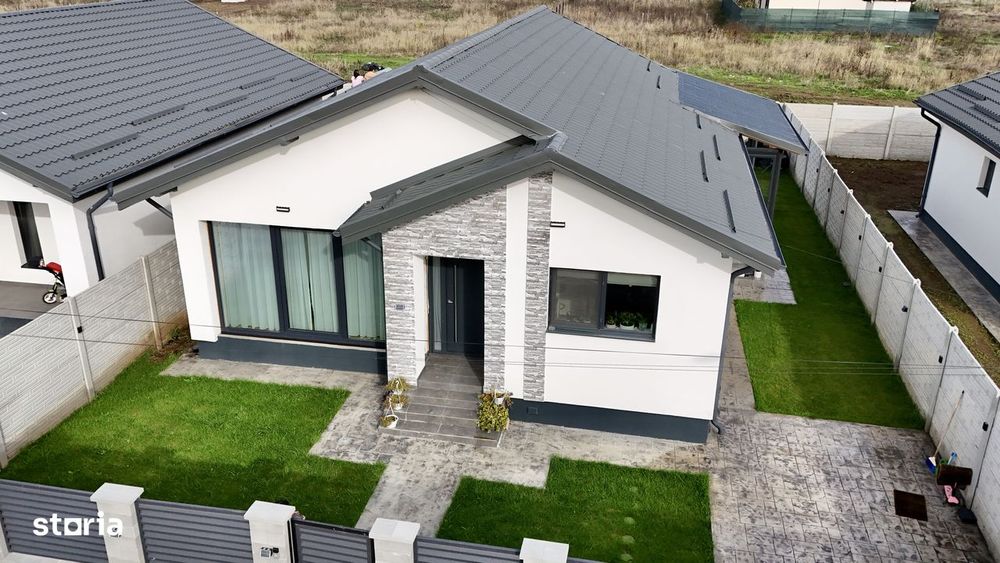 Casă de vânzare  pe parter modernă | Berceni Ilfov - 4 camere | 400 mp