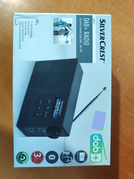 Radio Bluetooth DAB SilverCrest NOU cu acumulator incorporat