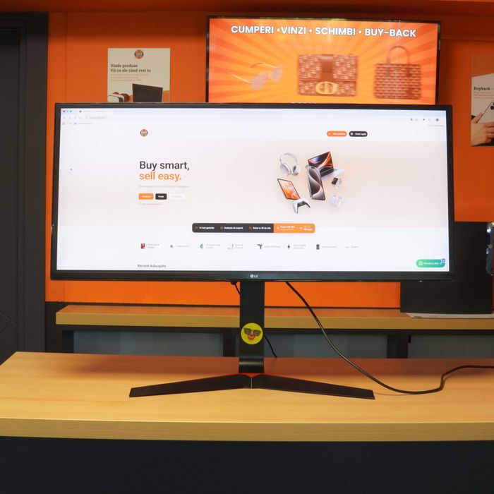 Monitor Gaming LG 34UM69G-B 34 (86cm), LED, UltraWide Full HD IPS HDMI, USB DisplayPort, Negru, 12 LUNI GARANTIE