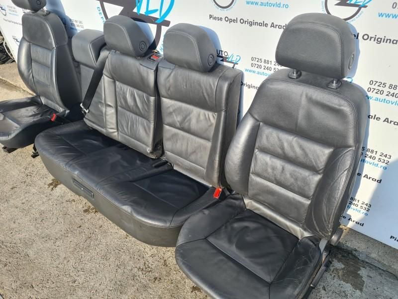 Scaune fata bancheta full piele cu incalzire Opel Vectra C