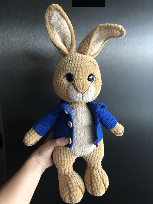 Зайчето Питър, плетен на 1 кука