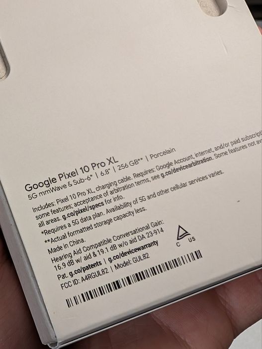 Google Pixel 10 Pro XL (256gb) Porcelain