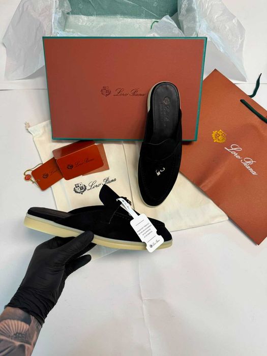 Papuci Lora Piana PREMIUM Full Box, Mărimi 35/40, 100% Piele Naturală