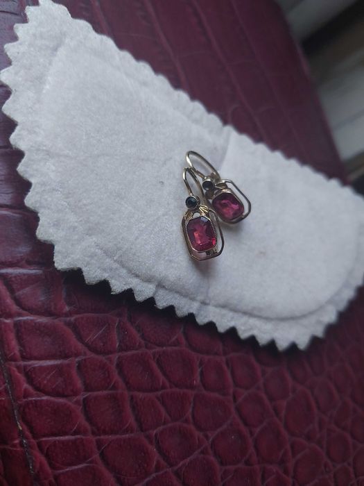 Златна висулка 18 кр. Бяло злато Цитрин