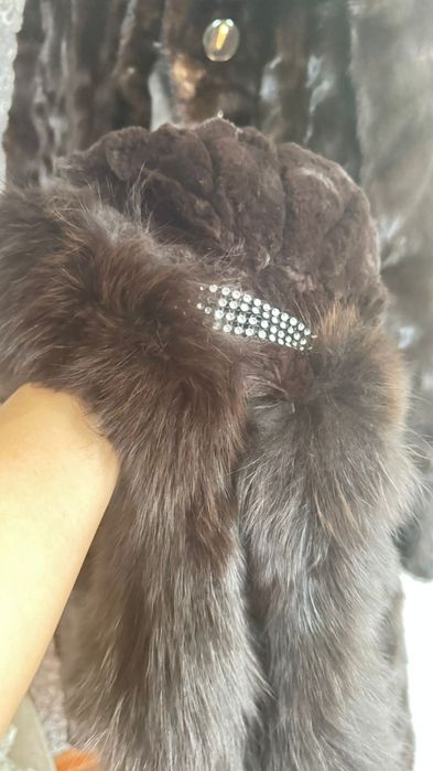 Норковая шүбә и шапка