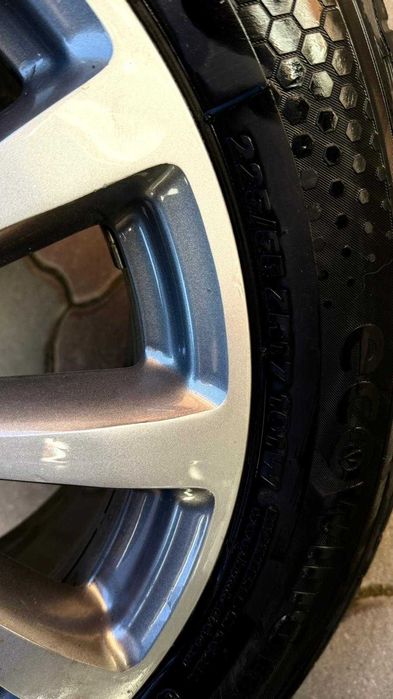 Jante originale Mercedes-Benz R17+anvelope Kumho 225/55 R17 DOT 5124