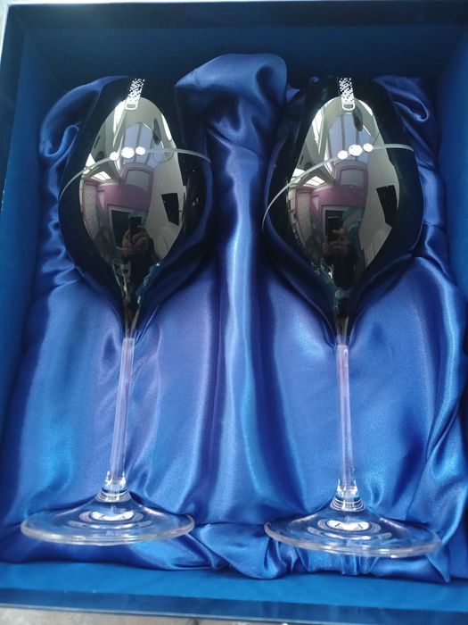 Кристални чаши ръчна изработка Сваровски