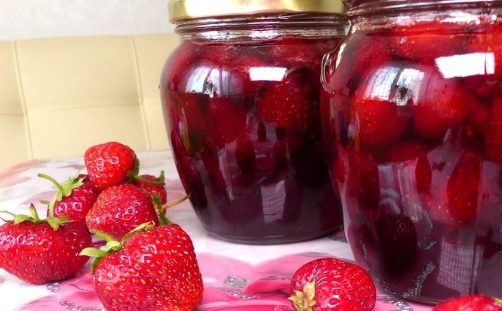 Клубничное варенье домашние