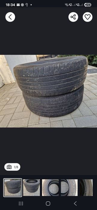 2 anvelope vara Goodyear 225.55.19/ 4anvelope iarna Vredestein 225.19