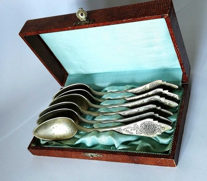 6 lingurițe din argin romania