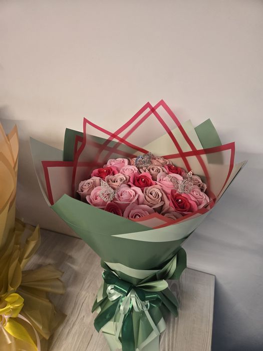 Buchet trandafiri sapun