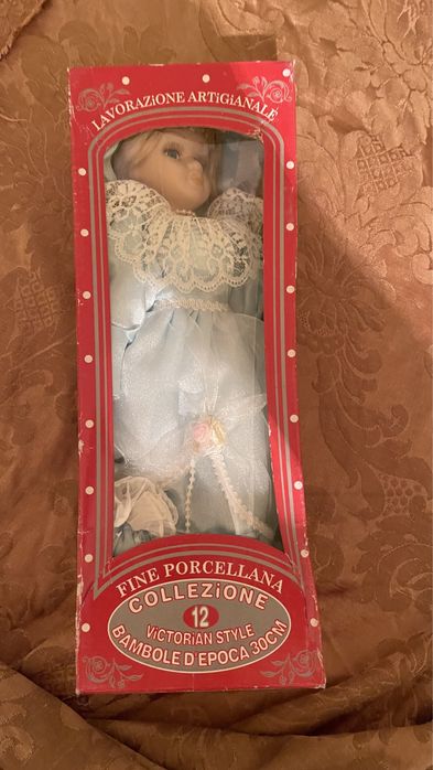 Papusa portelan vintage italia