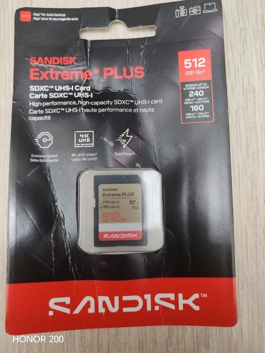 Sandisk extreme plus sd 512gb 4K