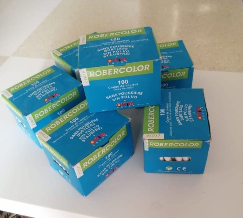 Мелки 100 шт бор мел для доски