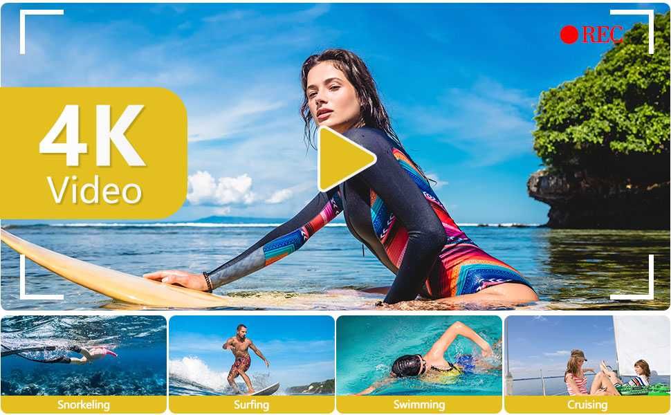 Камера за подводни снимки с двоен екран  YISENCE