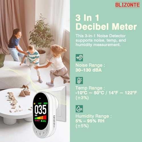 Шумомер Blizonte 3-in-1 30 130 dBA