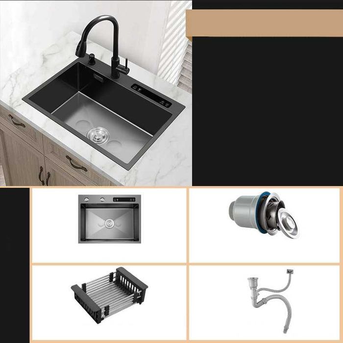 Ултразвкукова мултифункционална кухненска мивка 60см