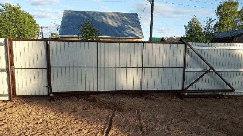 Откатные автоматические ворота