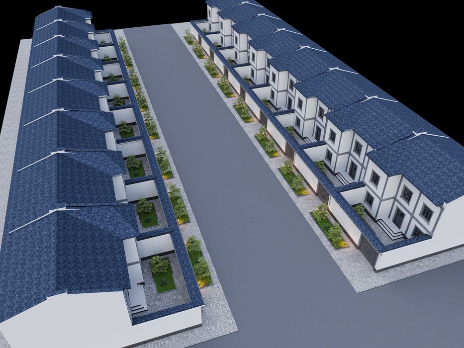 Солночнийда янги котежлар 2,5 сотих 5 хона