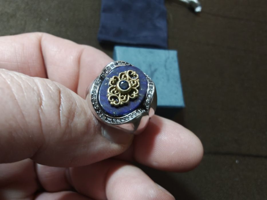 Мъжки сребърен пръстен 925