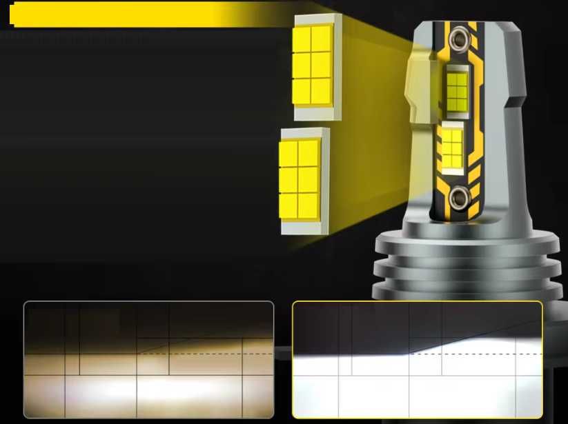 H4 LED крушки - 6500K