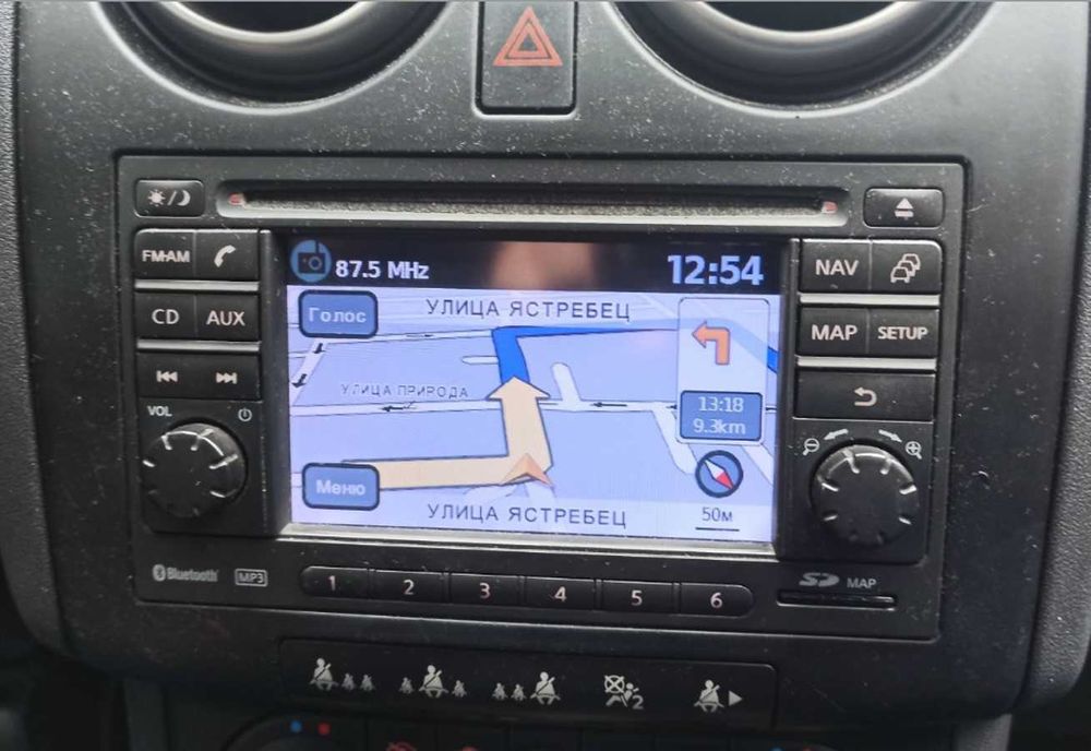SD карта Nissan Connect 1 навигация Нисан Qashqai Juke SD card BG