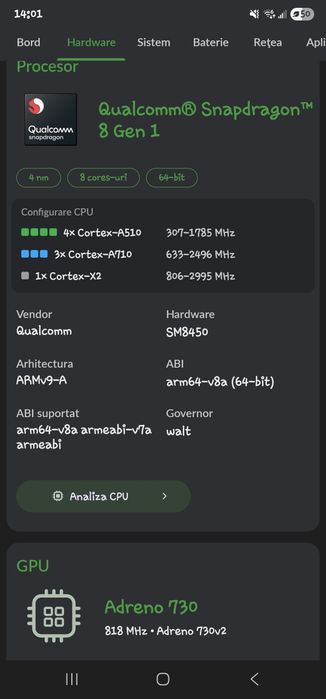 Samsung S22 Ultra 256GB - Ediție SNAPDRAGON - Impecabil / Pachet Complet