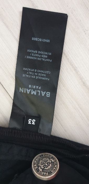 BALMAIN Paris Cargo Biker Slim Pant / 33 НОВО! ОРИГИНАЛ! Мъжки Спортен