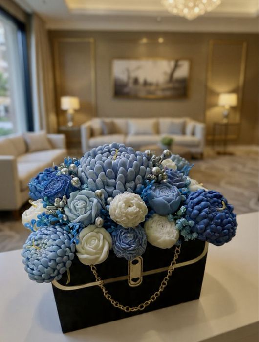 Букет от соеви свещи/ Ароматни свещи в чаша