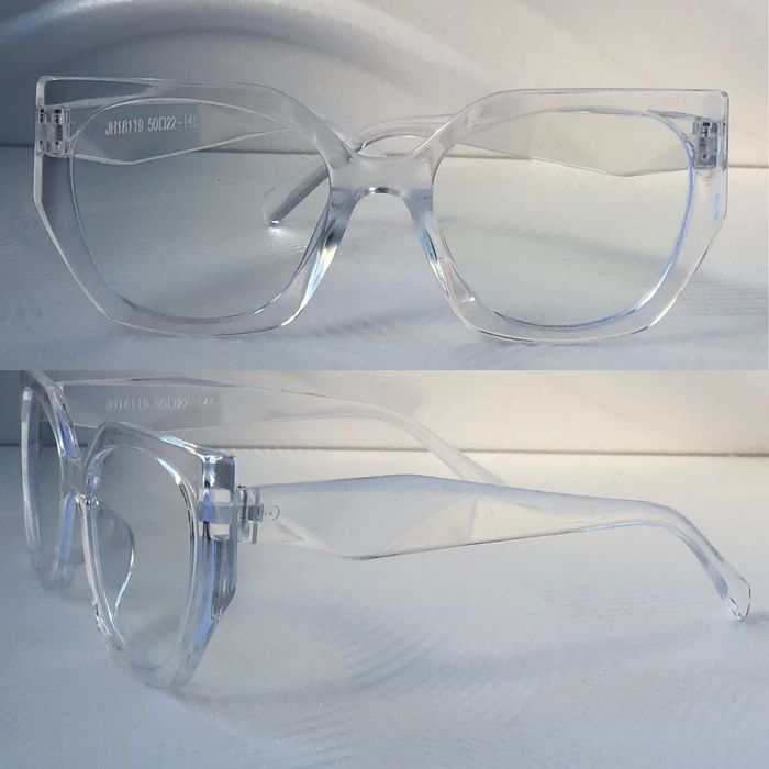 Модерни дамски прозрачни очила за компютър 2024